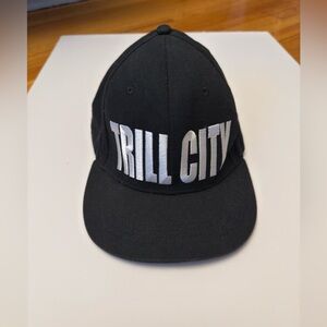 NWOT Black ‘Trill City’ Baseball Cap